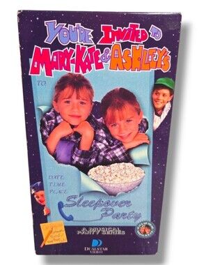 Mary-Kate & Ashley's Sleepover Party VHS 1995